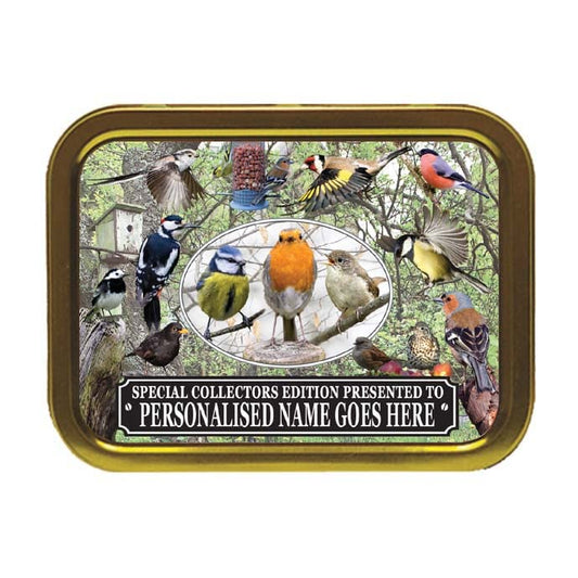 British Garden Birds Personalised Tobacco Storage Tin & Products