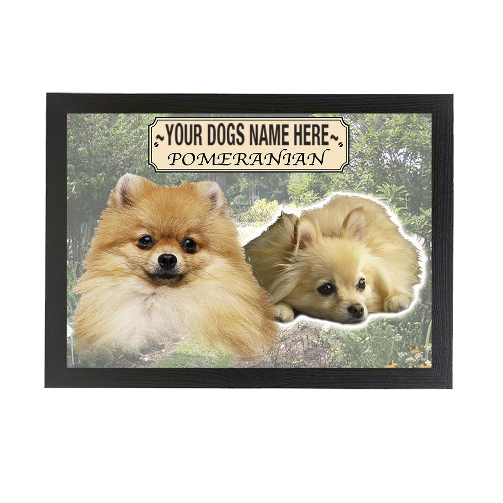 Pomeranian Personalised Dog Breed Gift Lap Tray