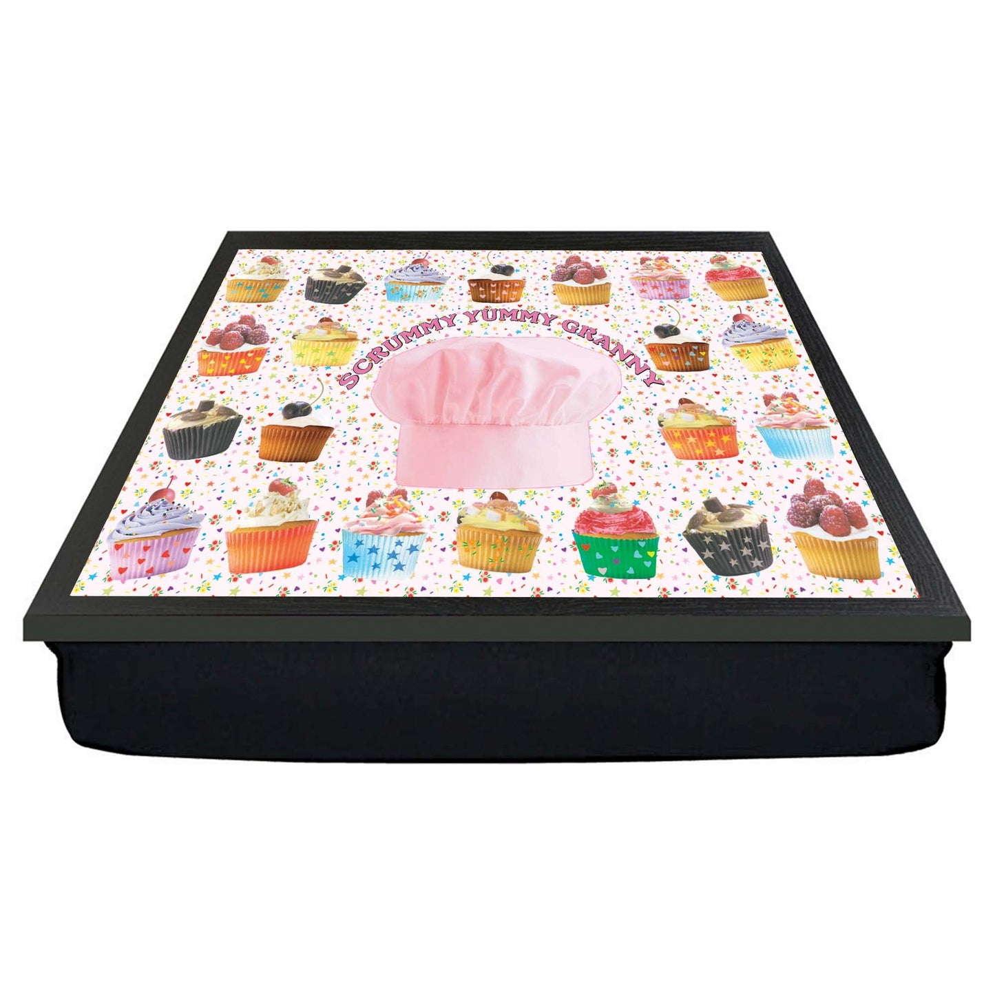 Scrummy Yummy Granny Cup Cake Lap Tray