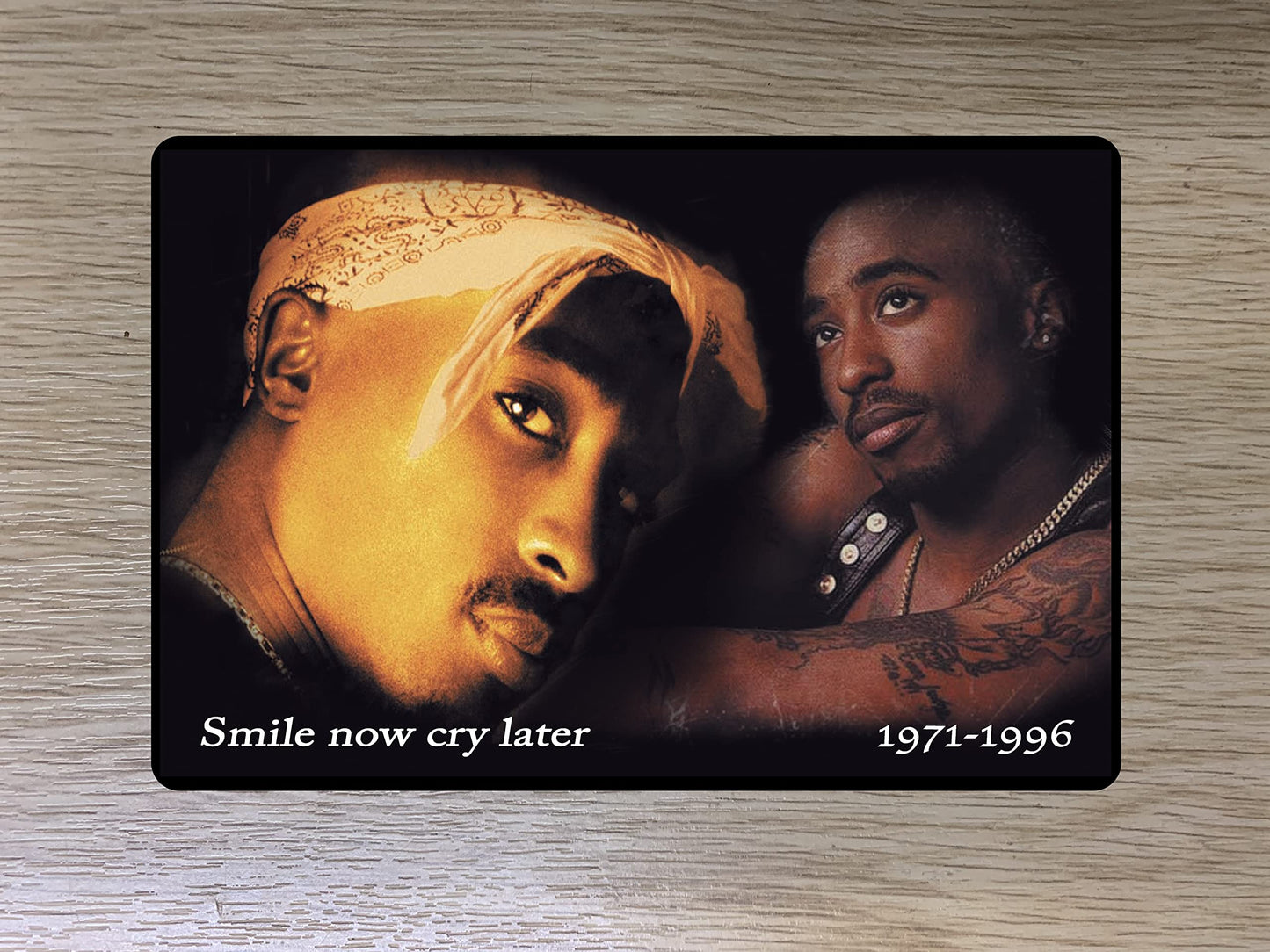 Gangsta Rapper-Shakur Hip Hop Icon Passport Case Holder Gift