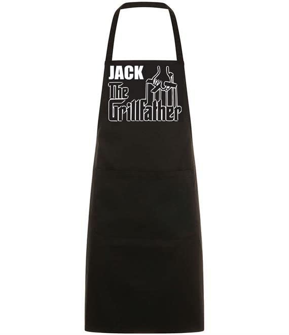 The Grillfather Personalised Apron Gift Present BBQ Barbecue