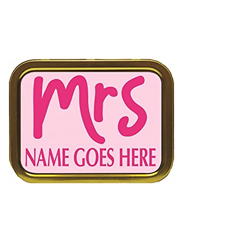 Mrs Personalised Tobacco Tin and Products Gift Set