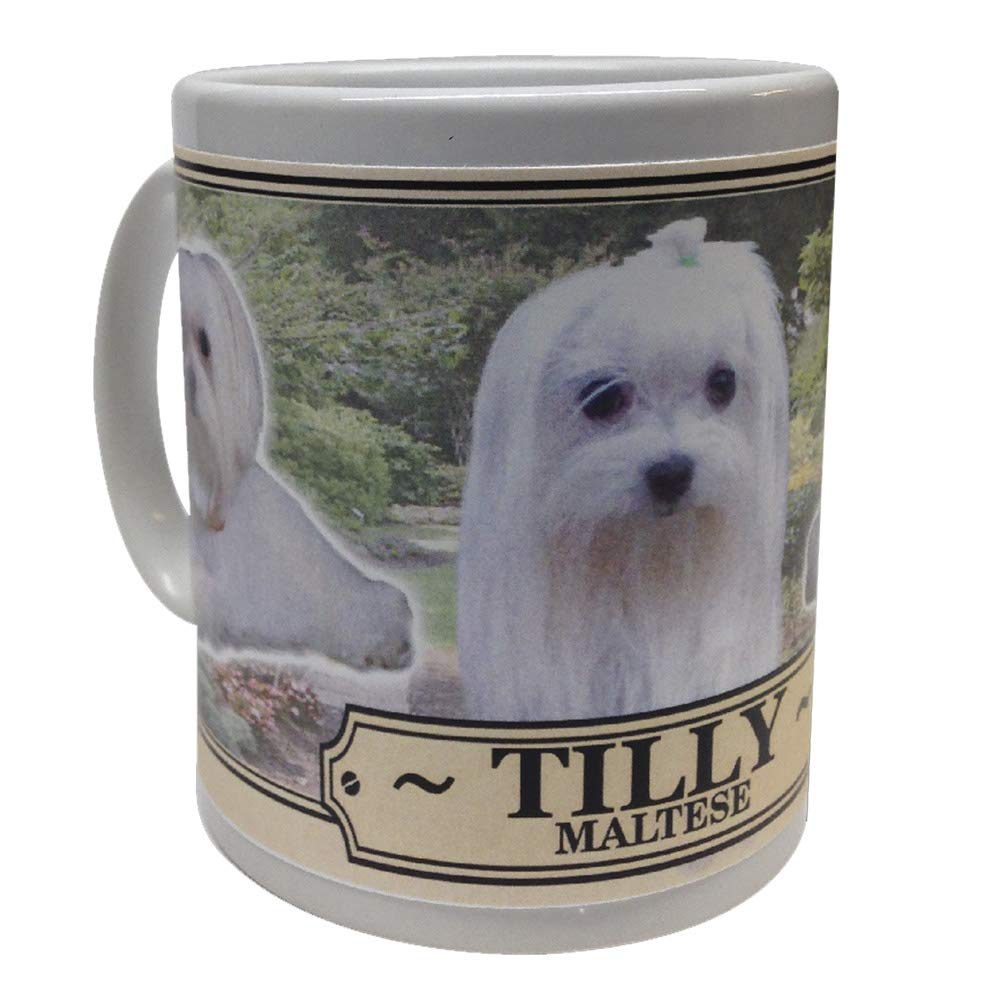 Maltese Personalised Dog Breed Gift Mug