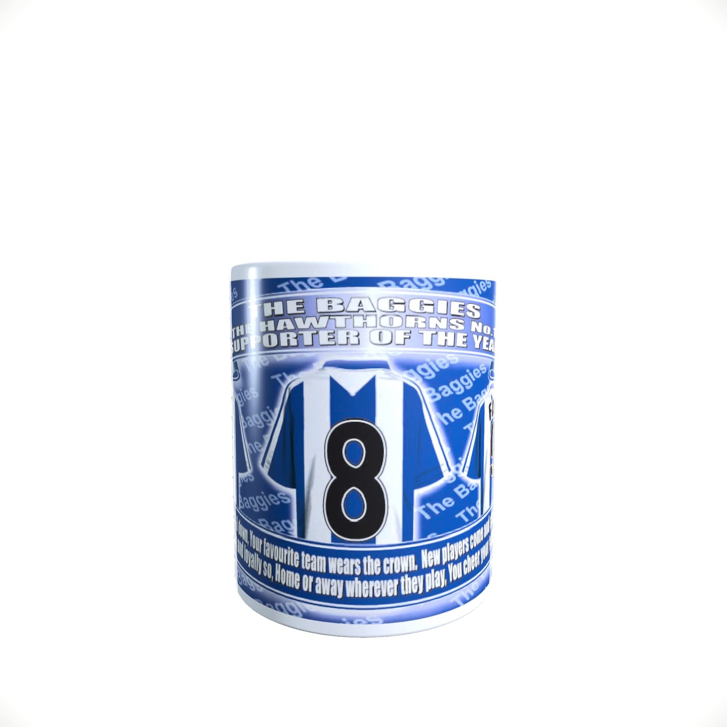 West Bromwich Albion Football Shirt Mug Gift with Chocolate Footballs