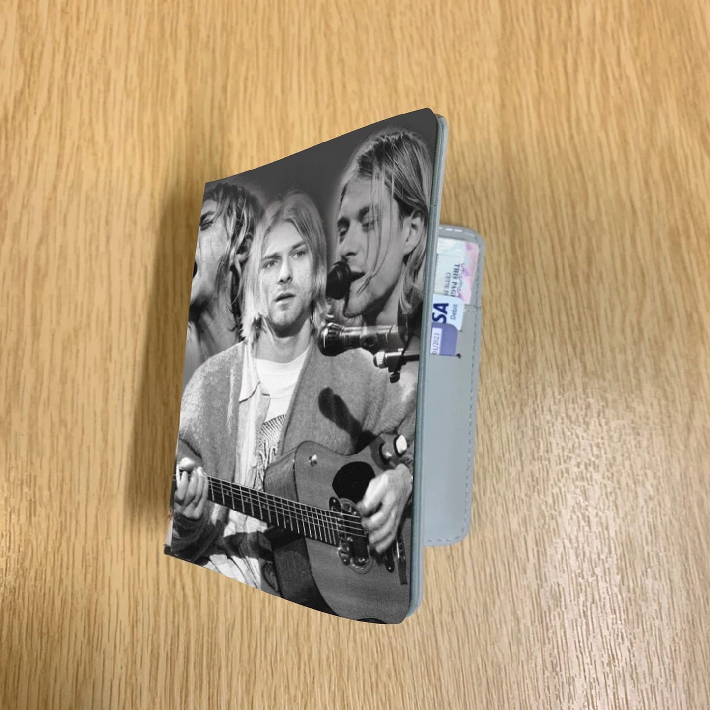 Kurt-Cobain Music Icon Passport Case Holder Gift