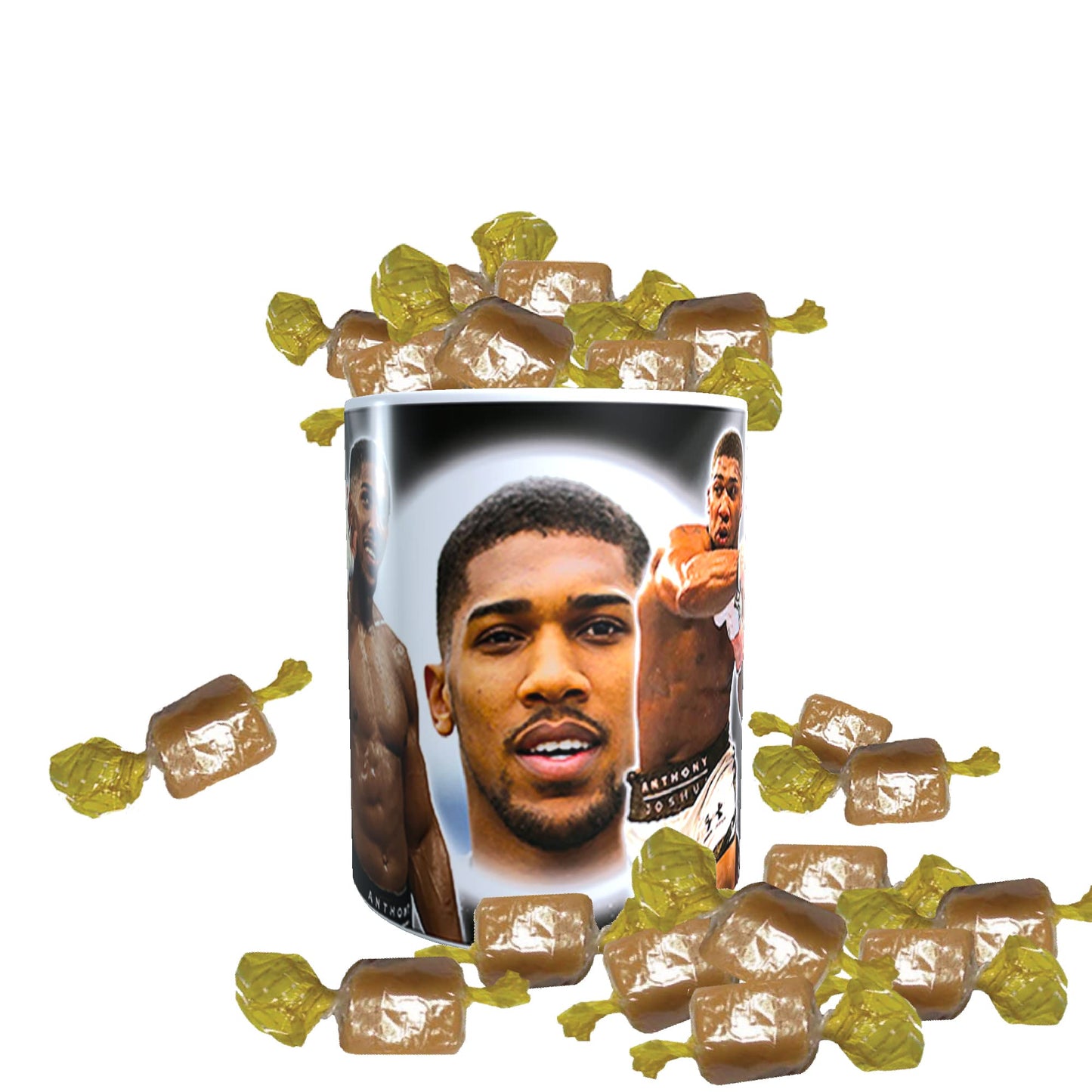 Anthony Joshua Personalised Icon Gift Mug with Sweets