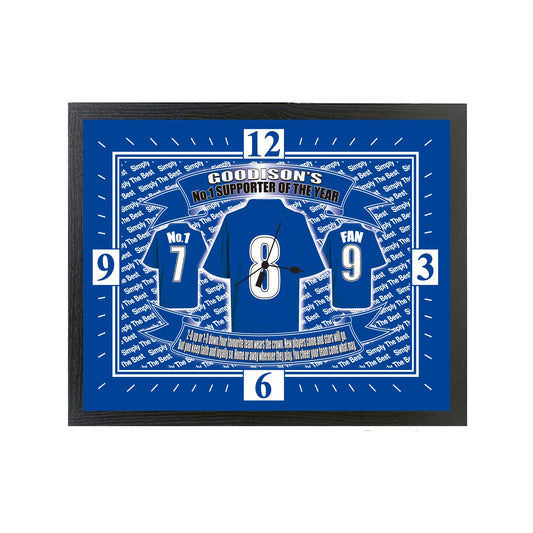 The People's Club Football Shirt Clock Gift Present