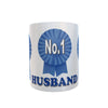 Simply The Best Husband Ceramic Rosette Gift Mug