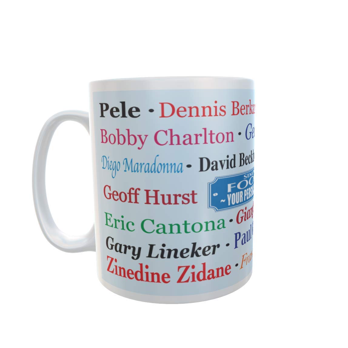 Simply The Best Footballer Personalised Mug