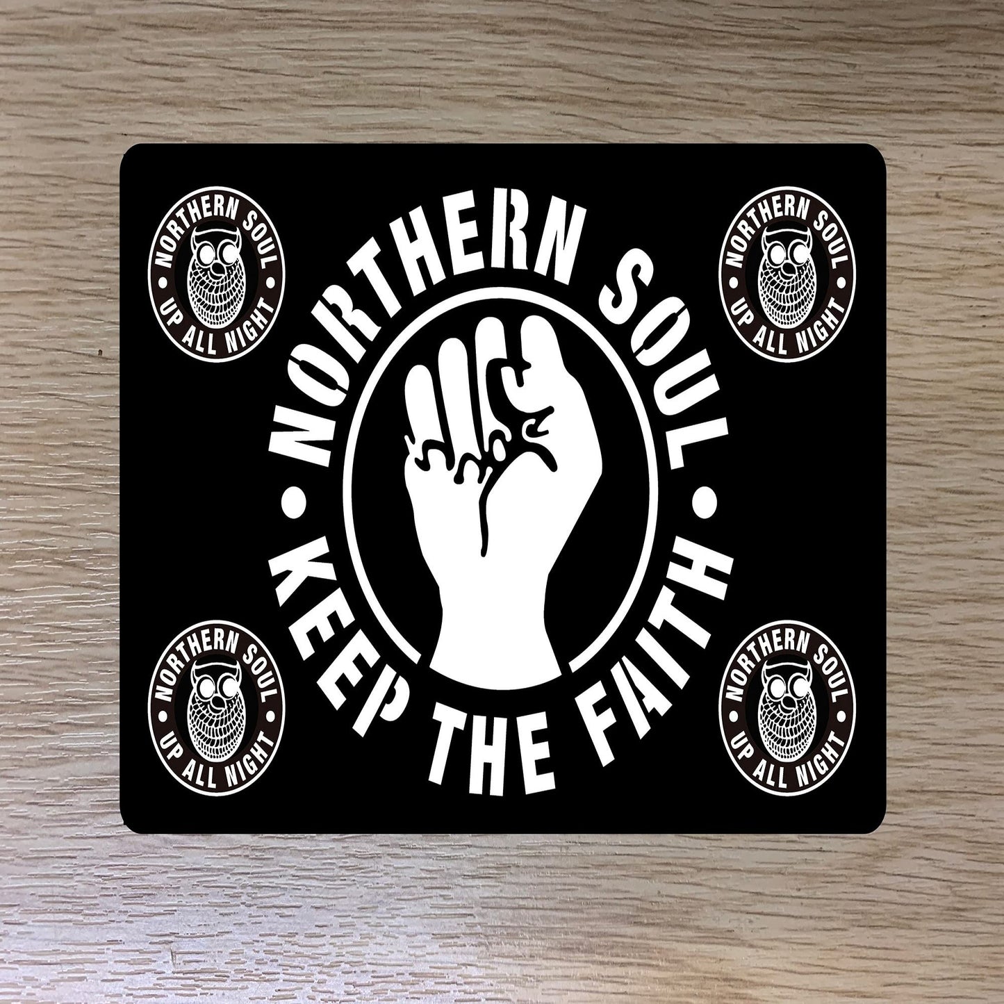 Northern Soul Keep The Faith Fist Passport Case Holder Gift