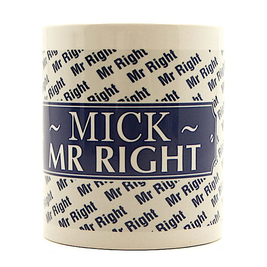 Mr Right Personalised Ceramic Gift Mug