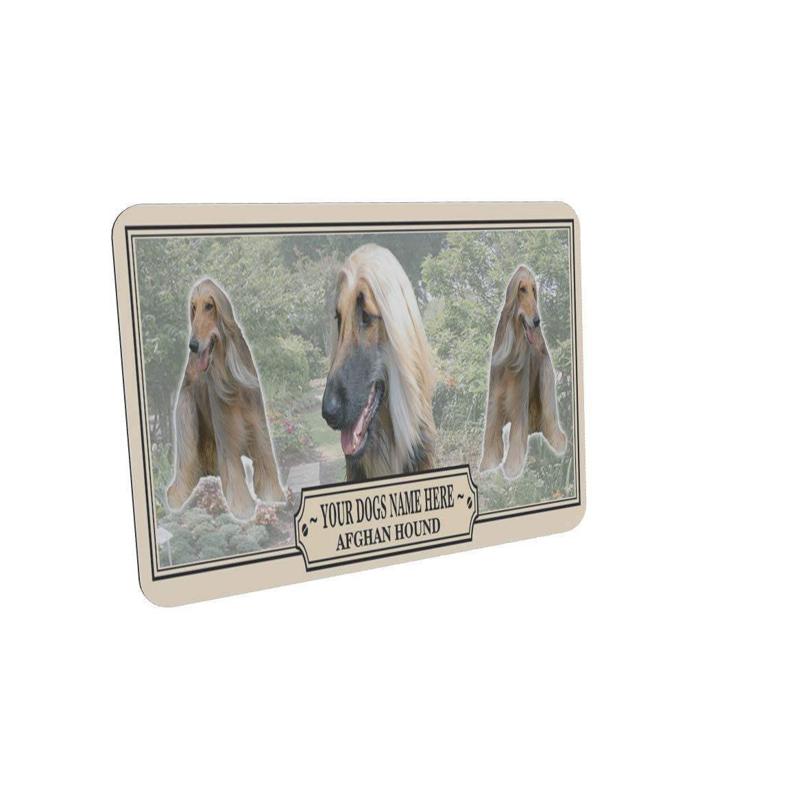 Afghan Hound Personalised Dog Breed Mouse Mat Gift