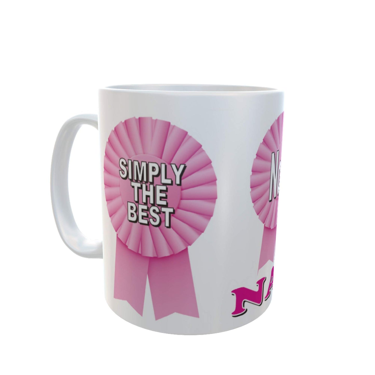 Simply The Best Nan Ceramic Rosette Gift Mug