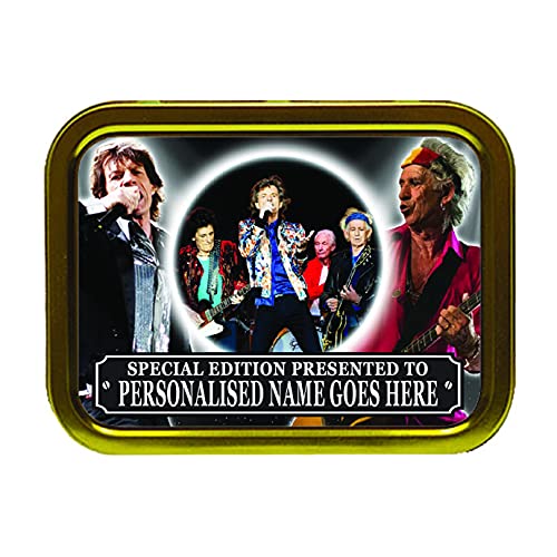 The Rolling S Music Icon Personalised Tobacco Storage Tin & Products