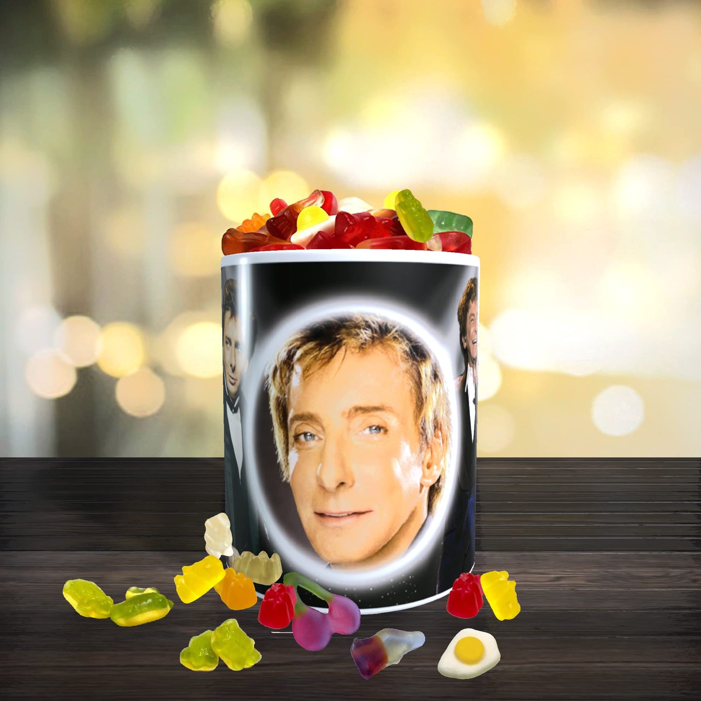 Manilow Icon Gift Mug with Sweets