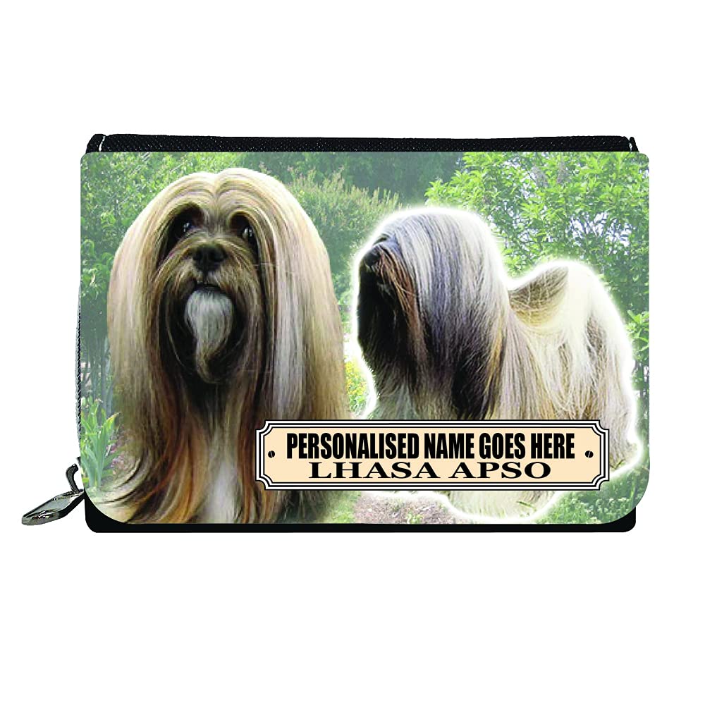 Lhasa Apso Personalised Dog Breed Gift Purse