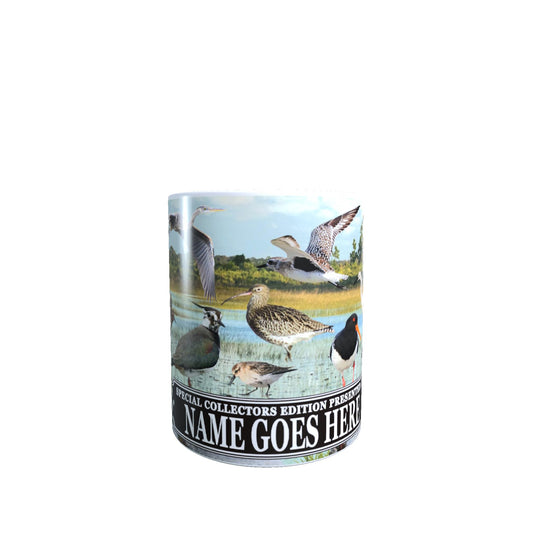 Personalised British Wetland Bird Ornithophile, Birder Mug Gift