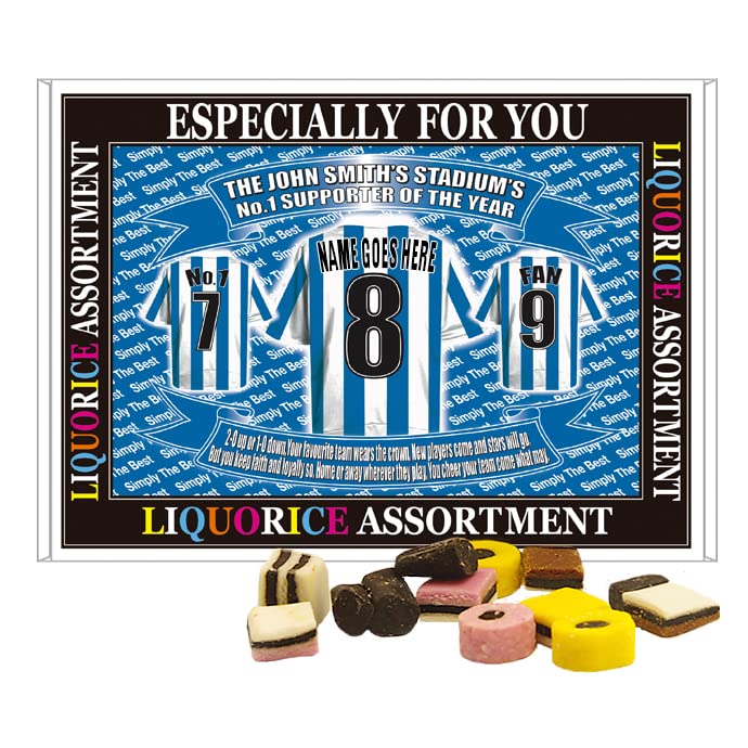 Huddersfield Football Shirt Personalised Gift Boxed Sweets Variety