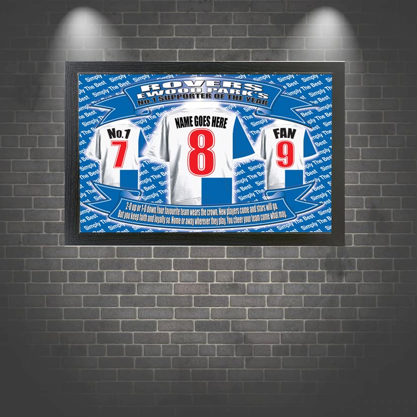 Blackburn Football Shirt Personalised Picture Gift