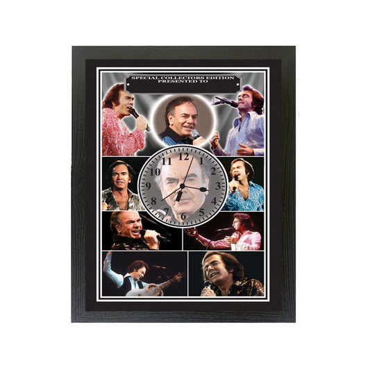 Diamond The-Jazz-Singer Celebrity Icon Personalised Wall Clock Neil