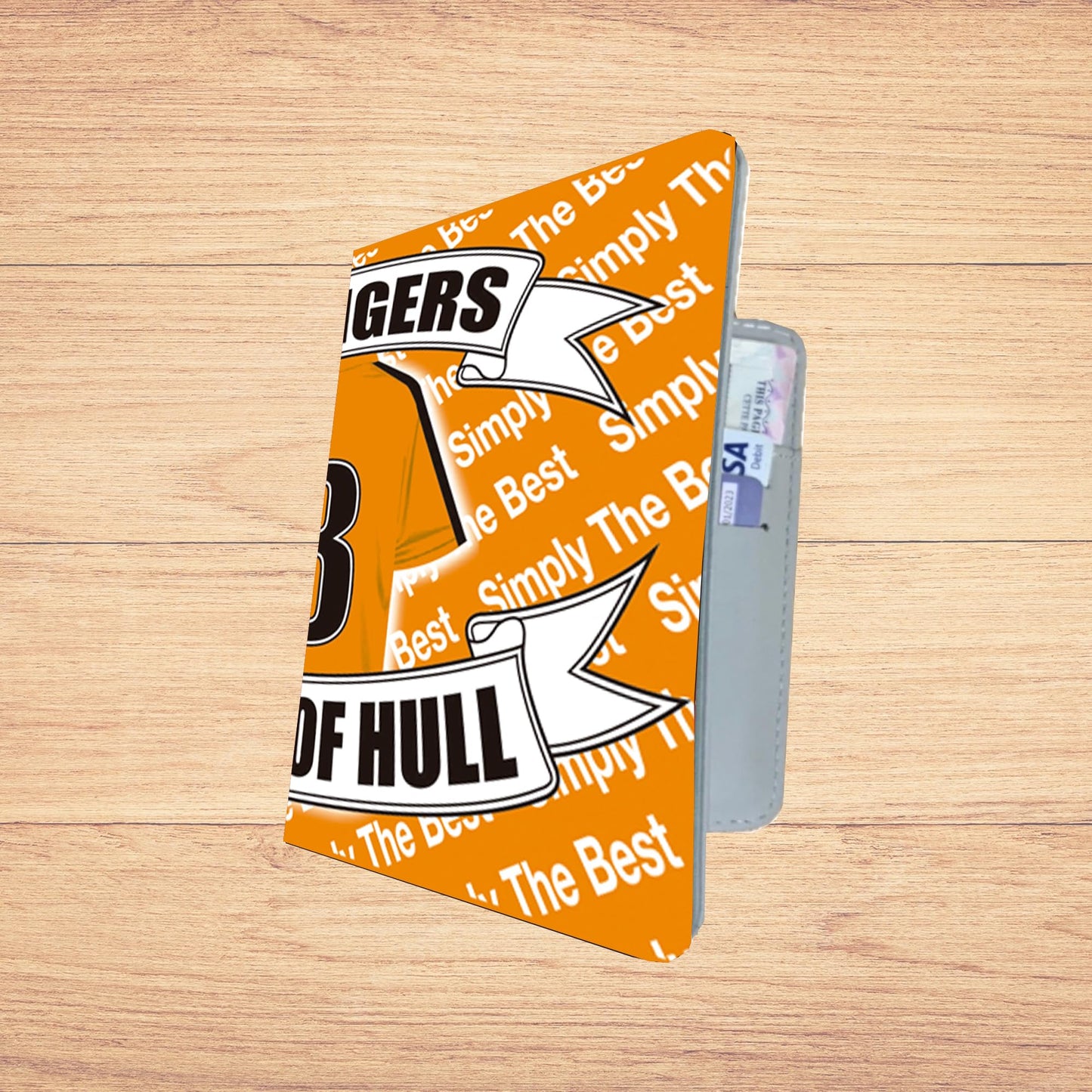Hull Football Shirt Travel Passport Holder Case Gift Present