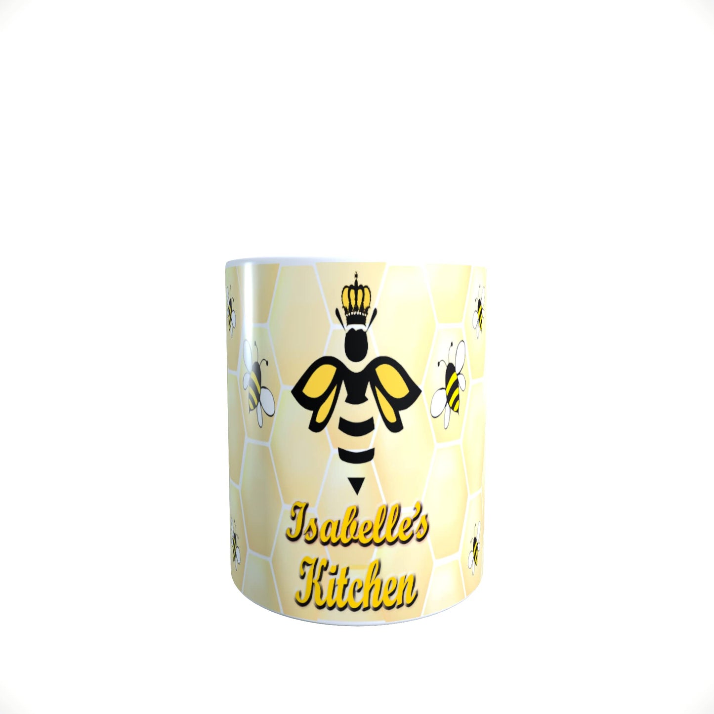 Lady Bee Personalised Honeycomb Mug Gift