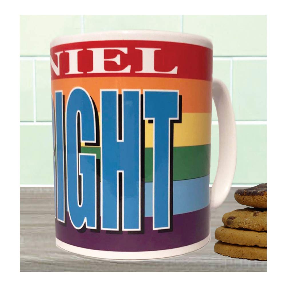 Mr Right Gay Pride Personalised Gift Mug