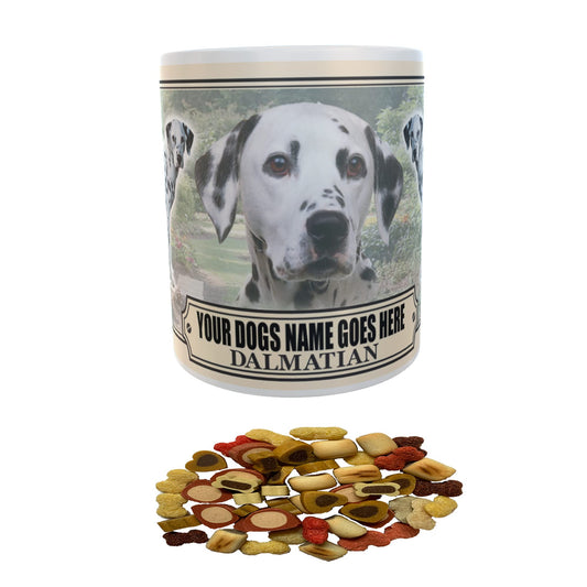 Dalmatian Personalised Dog Breed Gift Mug with Treats