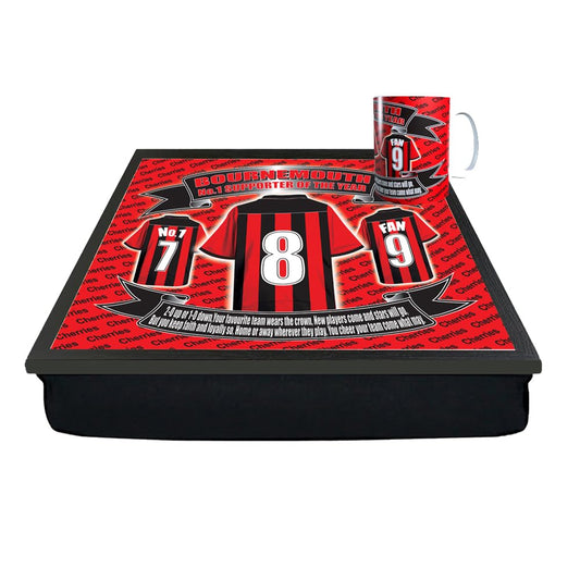 Bournemouth Football Club Shirt Lap Tray And Mug Gift Set