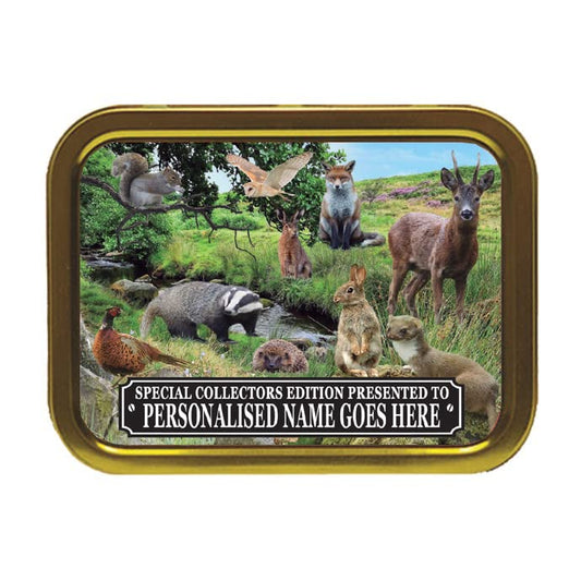 British Countryside Wildlife Animals Personalised Tobacco Storage Tin & Products