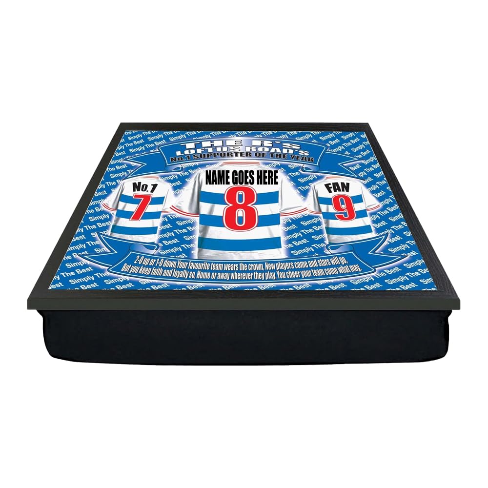 Queens PR Personalised Football Shirt Lap Tray And Mug Gift Set