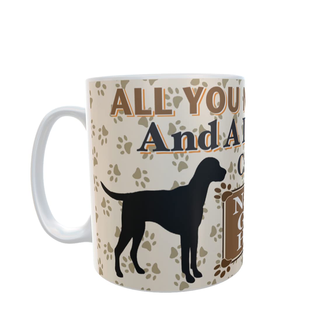 All You Need is Love and a Dalmatian Dog Personalised Mug Gift