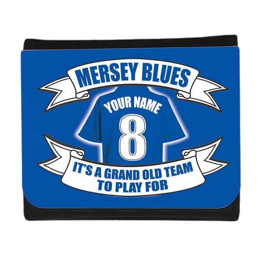The People's Club Personalised Football Shirt Money Wallet Gift Team-Everton