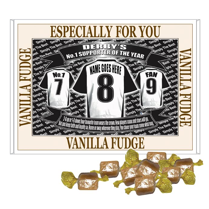 Derby Football Shirt Personalised Gift Boxed Sweets