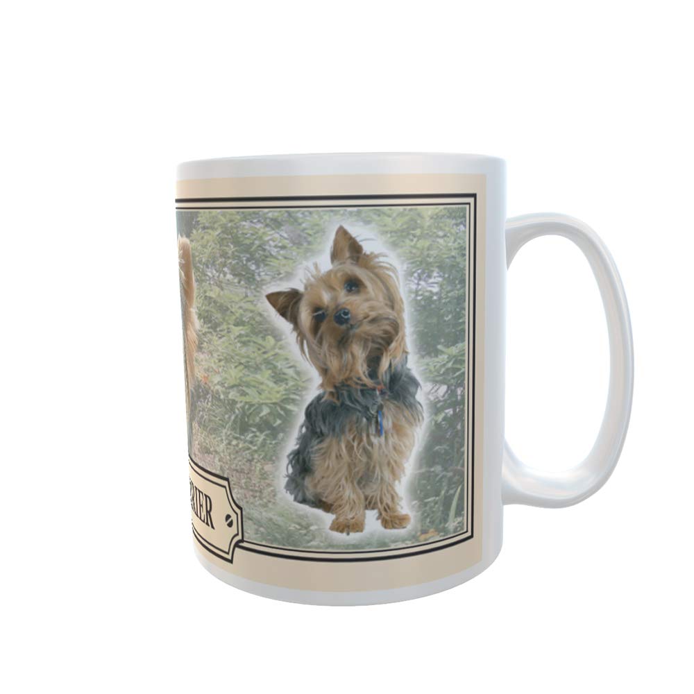 Yorkshire Terrier Dog Breed Gift Mug with Treats