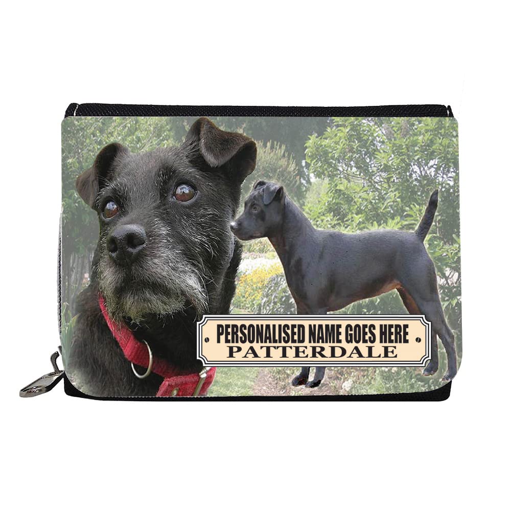 Patterdale Terrier Personalised Dog Breed Gift Purse