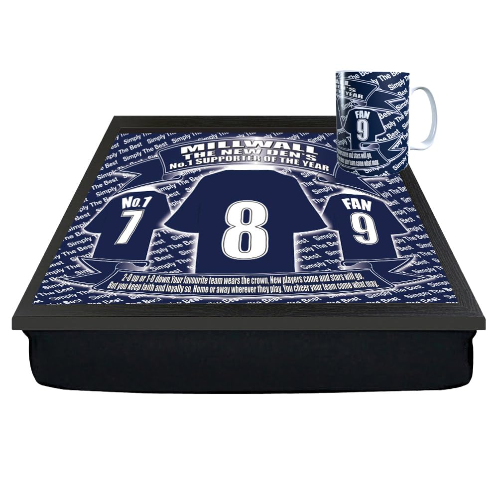 Millwall Football Shirt Lap Tray And Mug Gift Set