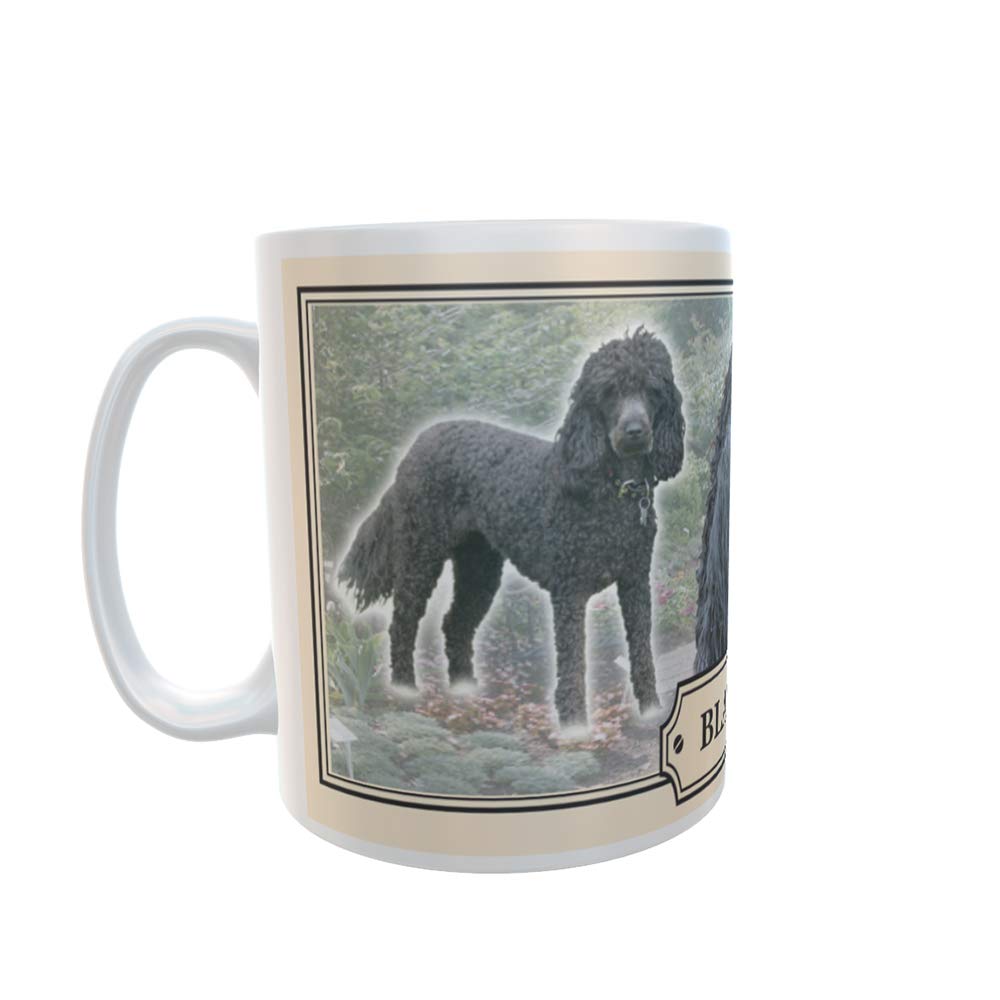 Black Poodle Dog Breed Gift Mug with Treats