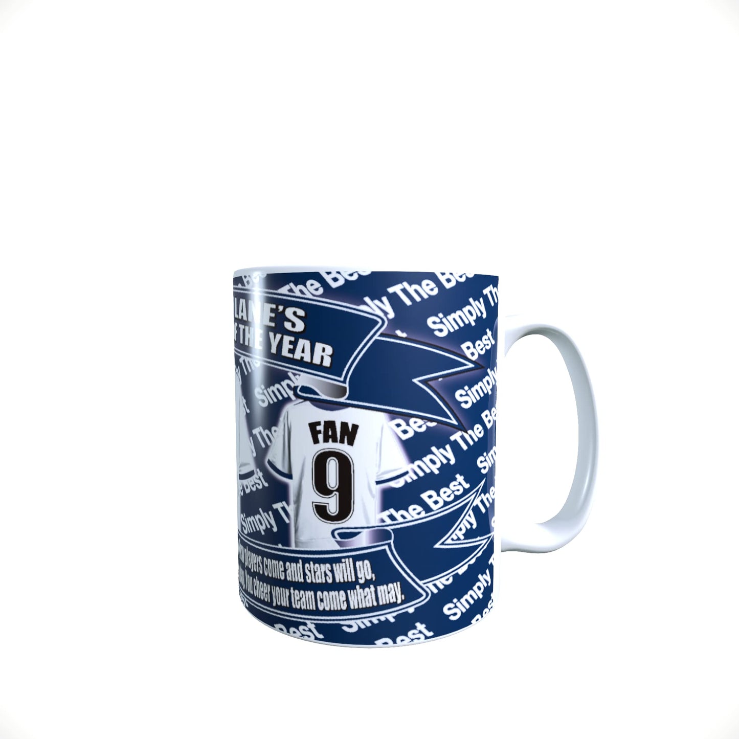 Tott Football Team Shirt Mug Gift with Chocolate Footballs