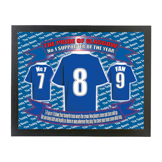 Glasgow The Teddy Bears Football Shirt Picture Gift