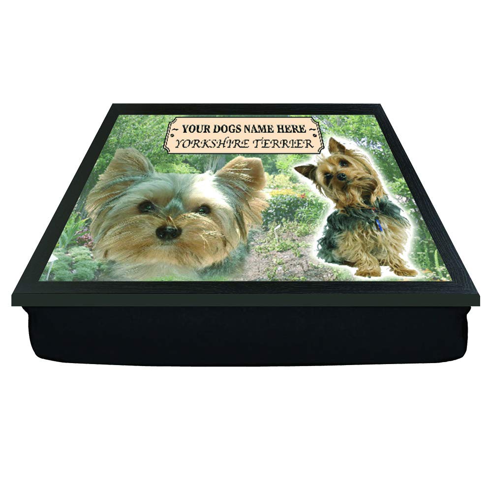 Yorkshire Terrier Personalised Dog Breed Gift Lap Tray