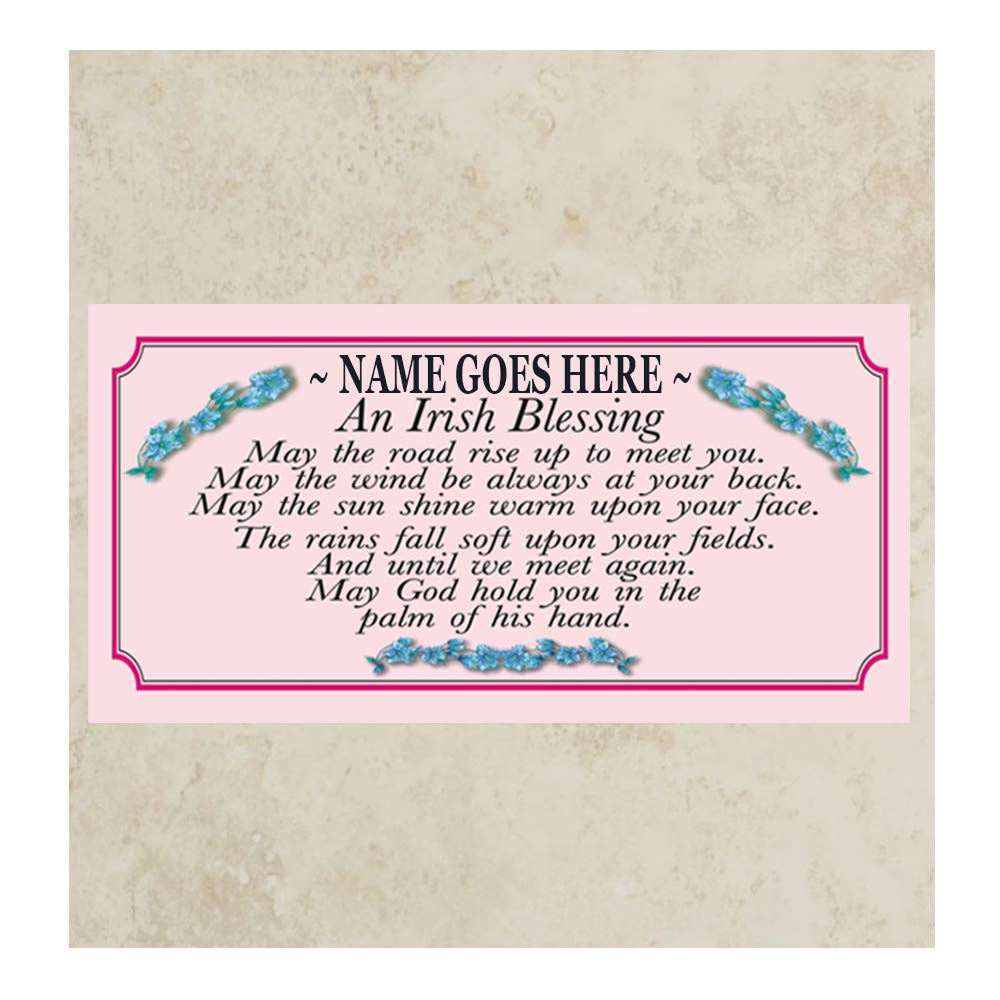 Irish Blessing Personalised Poem Verse Gift Mug