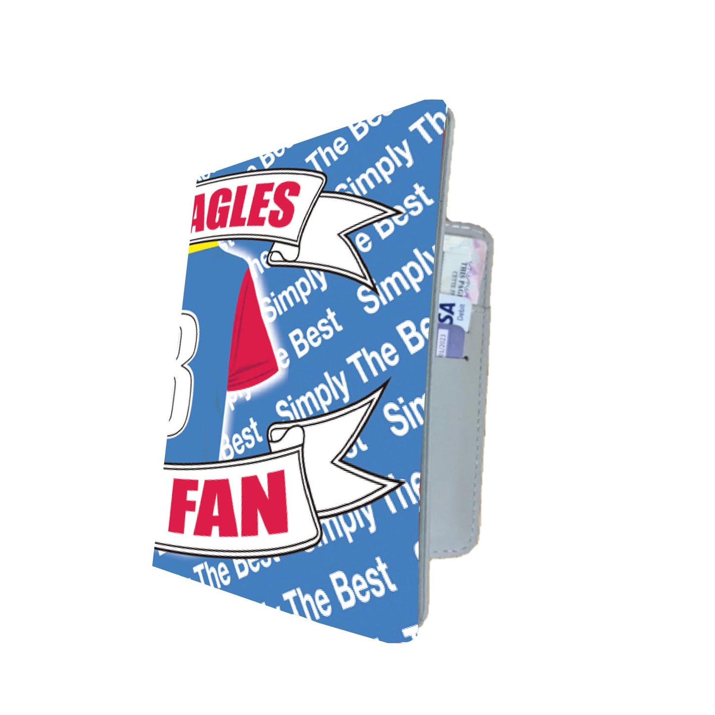 Crystal - The Glaziers Football Shirt Travel Passport Holder Case Gift Present