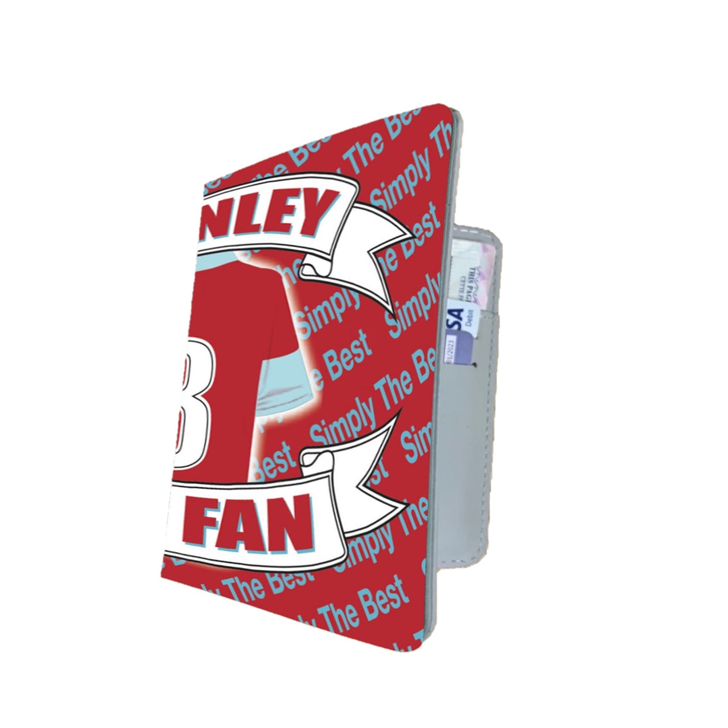 Burnley Football Shirt Travel Passport Holder Case Gift Present