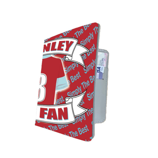 Burnley Football Shirt Travel Passport Holder Case Gift Present
