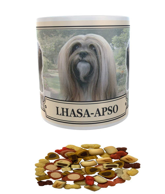 Lhasa Apso Dog Breed Gift Mug with Treats