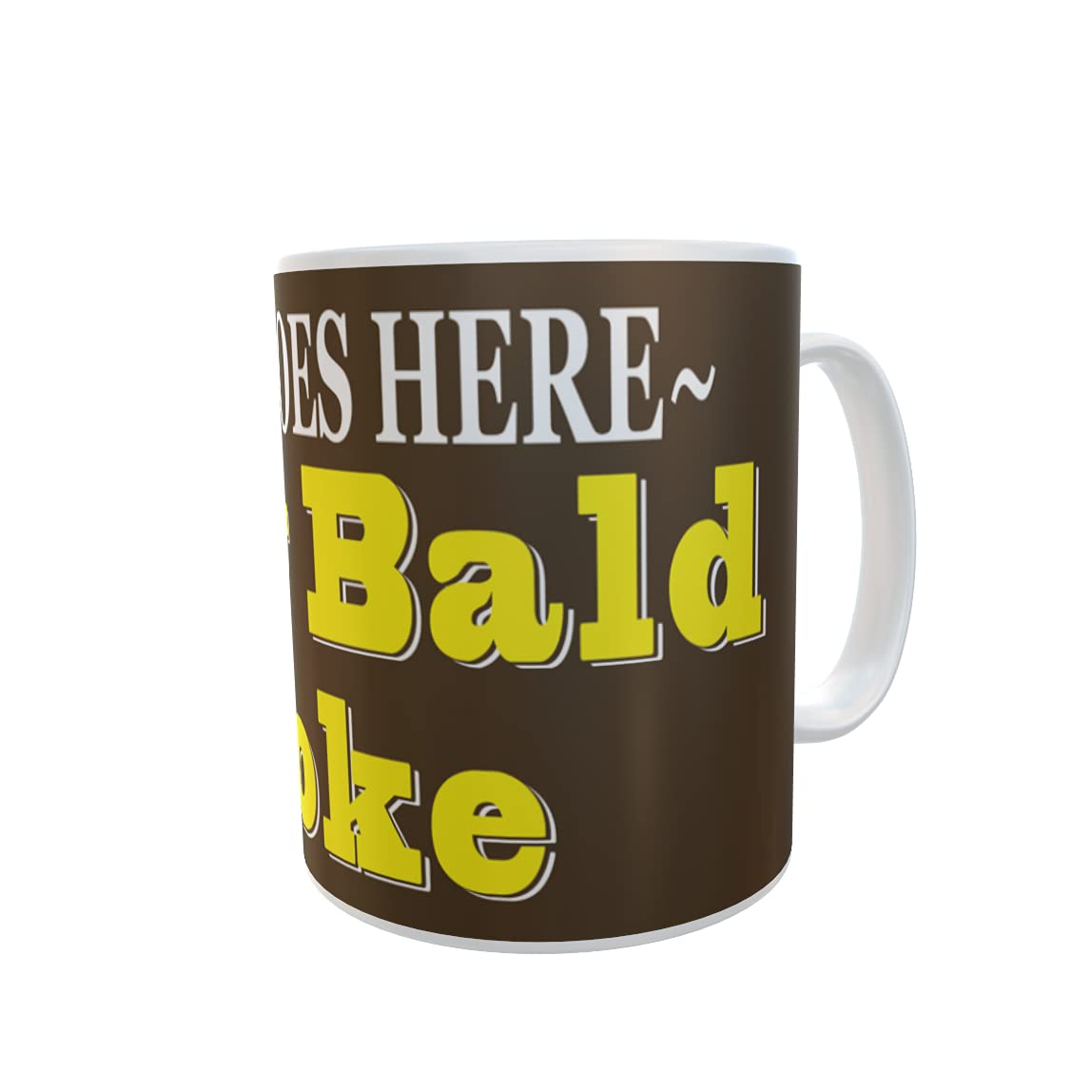 Sexy Bald Bloke Personalised Ceramic Gift Mug