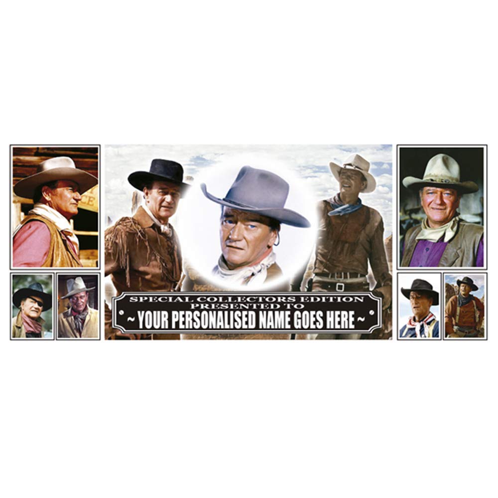 John Wayne Personalised Icon Gift Mug with Sweets