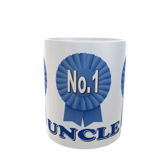 Simply The Best Uncle Ceramic Rosette Gift Mug