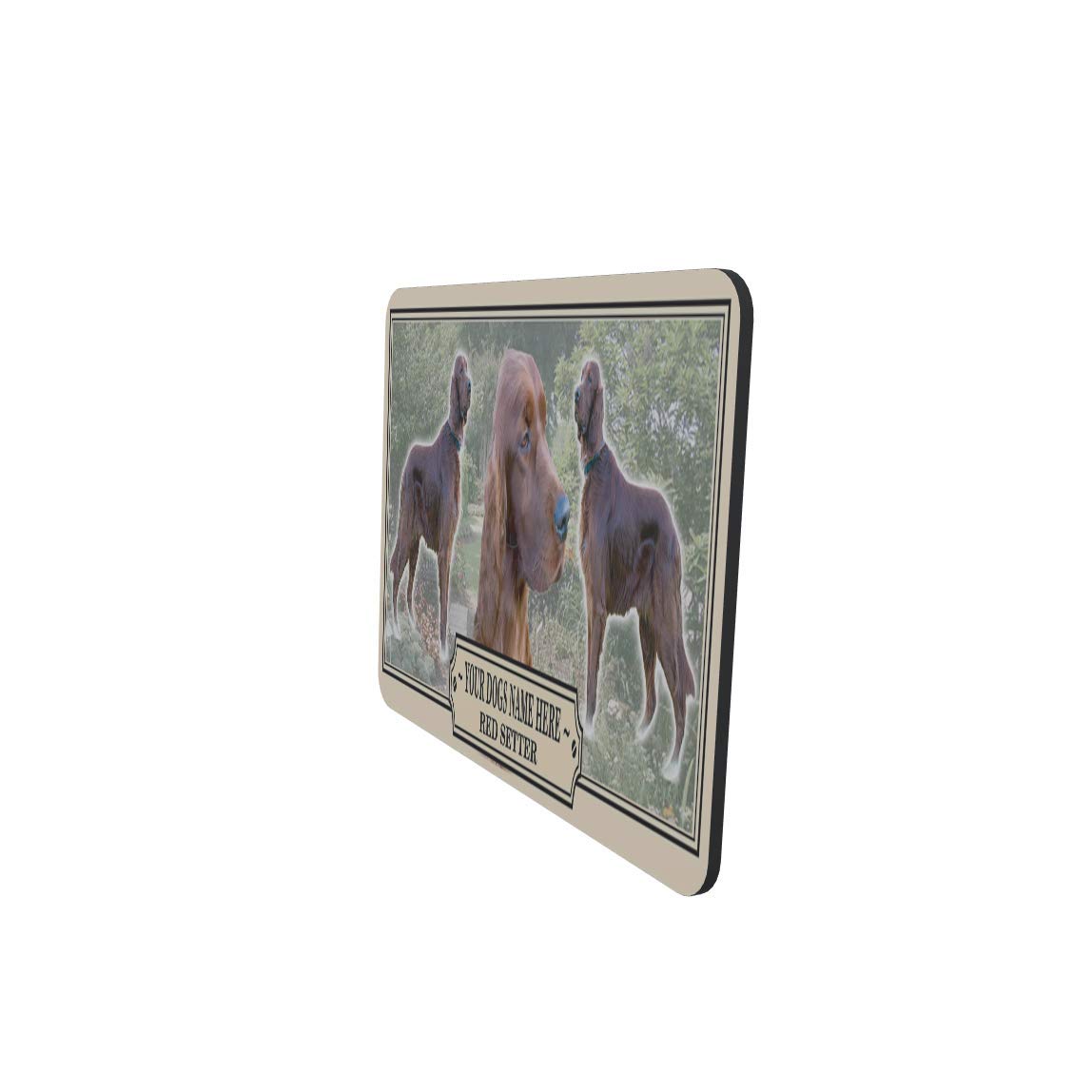 Red Setter Personalised Dog Breed Mouse Mat Gift